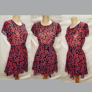 After party vintage fit and flare dress